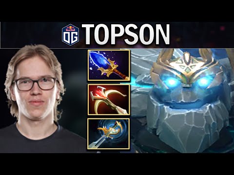 OG.TOPSON TINY WITH 18 KILLS - DOTA 2 7.29 GAMEPLAY