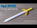How To Make A Paper SWORD A Strong And Sturdy Origami Sword