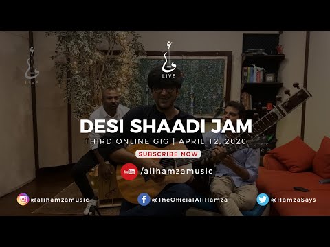 Ali Hamza | Desi Shaadi Jam | Cover | Live