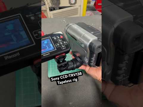 My Sony CCD-TRV138 Tapeless Rig Setup #sony #camcorder #tapeless #digitnow
