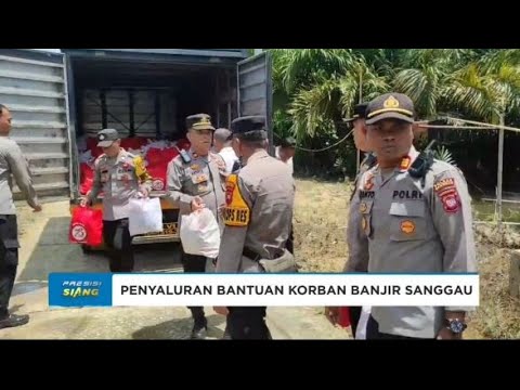 PENYALURAN BANTUAN UNTUK WARGA TERDAMPAK BANJIR SANGGAU