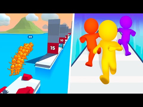 Crossy Crowd vs Crowd Join Blob Clash - MAX LEVEL Android Walkthrough (Part 1)
