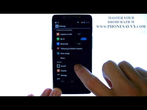 Motorola Droid Razr M - How Do I Enable Roaming Tone