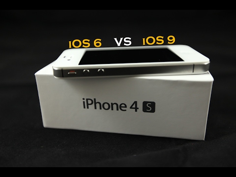 iPhone 4S iOS 6 vs iOS 9 Usability and Performance