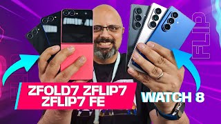 Samsung Galaxy ZFold 7, ZFlip 7 & 7 FE, Watch 8 Classic Hands On