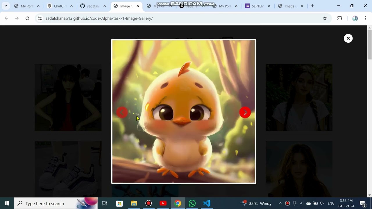 Code Alpha Task 1 Image Gallery