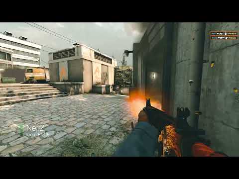 CSGO ENCE NertZ 4 Kills M4A4 HS vs Rare Atom Overpass ESL Pro League S17