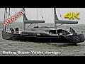Sailing Super Yacht Vertigo into the Storm (DANA)!