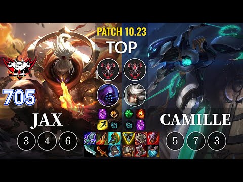 JDG 705 Jax vs Camille Top - KR Patch 10.23