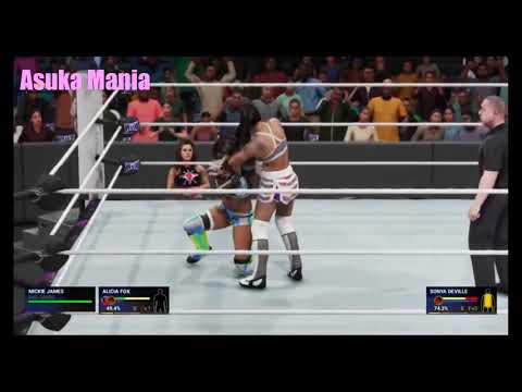 WWE 2k19 Alicia fox vs Sonya Deville