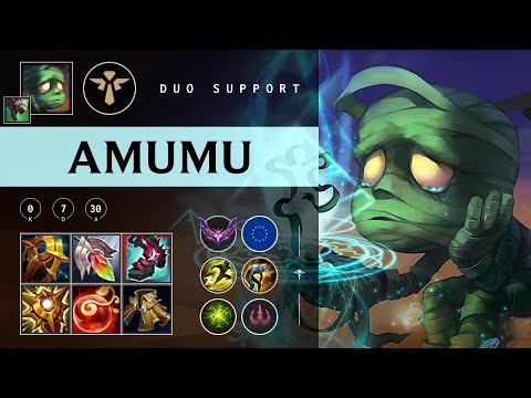 Amumu Support vs Nautilus - EUW Master Patch 25.24