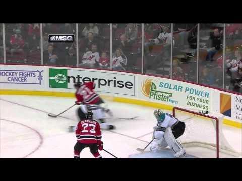 David Clarkson Goal - 10/21/2011 - Devils vs Sharks