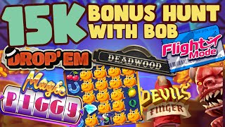 €15000 ONLINE SLOTS BONUS HUNT TAKING ON THE WAGER | 26 BONUSES SAVED ON HIGH STAKES | BIG WIN??