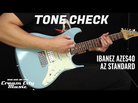 TONE CHECK: Ibanez AZES40 Electric Guitar Demo | No Talking