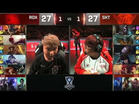 SKT vs ROX Highlights All Game Worlds 2016 Semi Finals SK Telecom T1 vs ROX Tigers