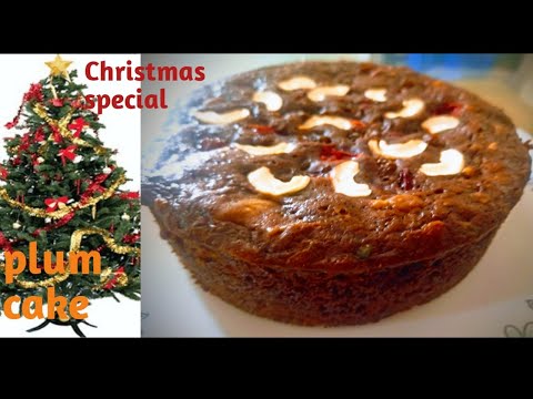 pulm eggless cake rich dry fruit cake by cook with sonika masand