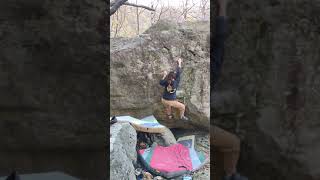 Video thumbnail of Problem 3 (Boulder 2, Schattental fiume), 6b+. Chironico