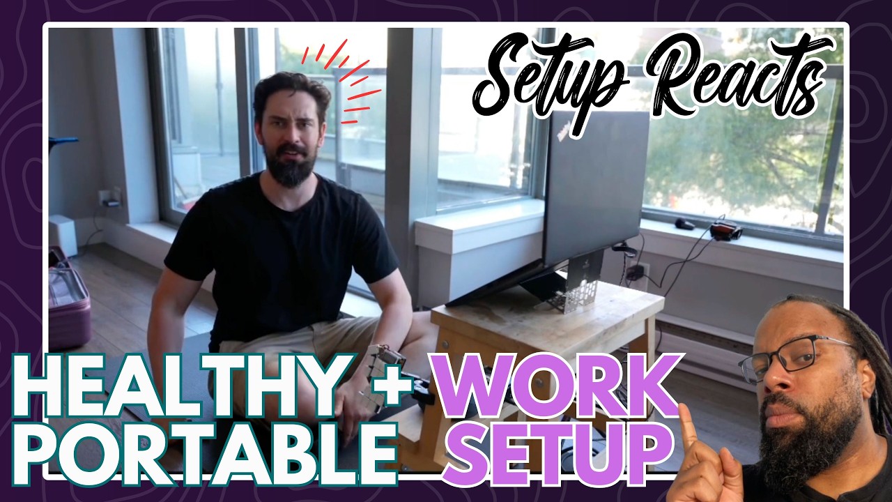 The Portable Ergonomic Work Setup BOSS! Improving Digital Nomad Setups