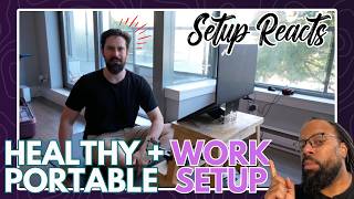 The Portable Ergonomic Work Setup BOSS! Improving Digital Nomad Setups