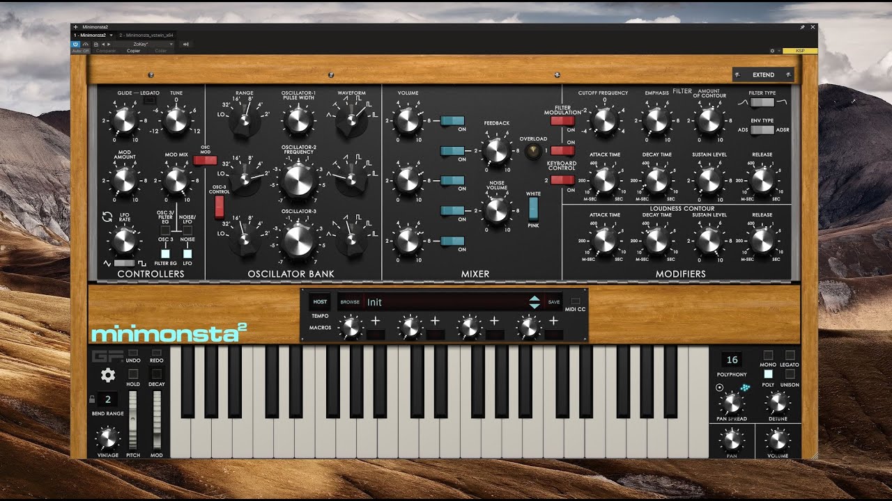 GForce Minimonsta 2 : The Ultimate MiniMoog !! - YouTube