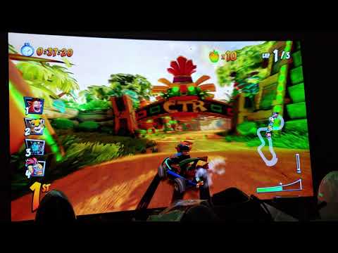 Crash Team Racing 60fps on LG TruMotion