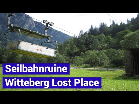 Seilbahnruine Witteberg - diese Seilbahn fährt nie mehr - Gstaad Schweiz Lost Place