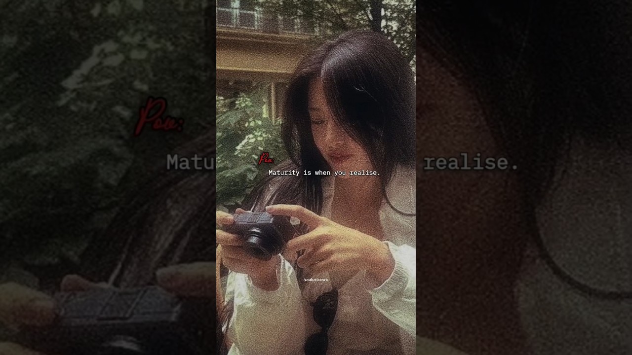 Maturity when you... 🥀 #aesthetic #fypシ゚viral #ytshort #shortsfeed #shorts #yt #youtube .