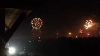 preview picture of video '1 Jan 2013 12:00 AM. Taken from my Magnolia Place balcony in Quezon City'