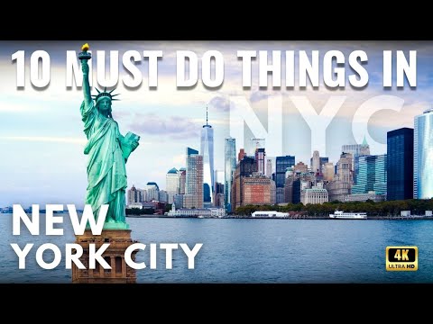Top 10 ThIngs To Do In New York City, New York | NYC Travel Guide In 4K