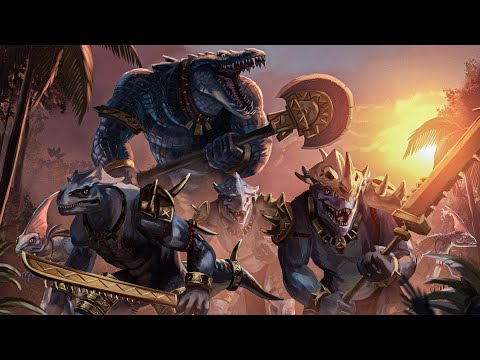 Dinosaurs, but with culture - Lizardmen Origins - Warhammer Fantasy Lore
