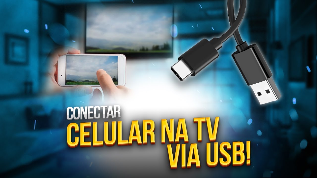 Como CONECTAR seu CELULAR NA TV usando o CABO USB (2024)