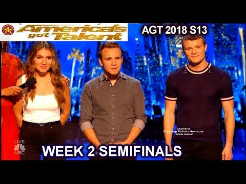 We Three sing FUN Original Song "Make Up" JUDGES DIVIDED Semi-Finals 2 America's Got Talent 2018 AGT