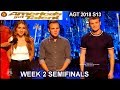 We Three sing FUN Original Song "Make Up" JUDGES DIVIDED Semi-Finals 2 America's Got Talent 2018 AGT