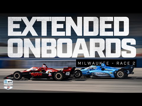 インディ2024 第17戦 ミルウォーキーマイル（オーバル）決勝レース2オンボード映像まとめ
