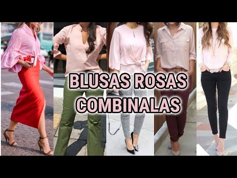 LINDAS BLUSAS en TONOS ROSACEOS / BLUSAS BONITAS Y MODERNAS de COLOR ROSA / OUTFITS con BLUSA ROSAS