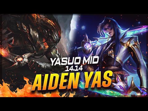 AIDENYASUO - Yasuo vs Yone MID Patch 14.14 - Yasuo Gameplay