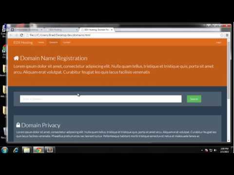 Learn How to Create a Web Hosting Template Part 6