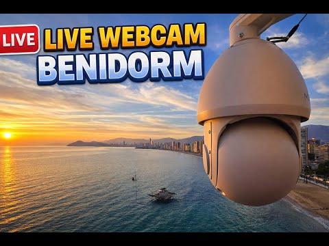 LIVE: Benidorm Webcam  🌊☀️ Playa de Levante | Real-Time Weather & Sea View | Weather by meteo365.es