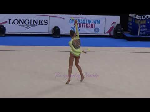 Mariya MATEVA (BUL) clubs - 2015 Stuttgart worlds Qualifs