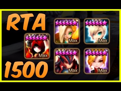 My Top RTA Units + Rank 1500 RTA Match! | Summoners War