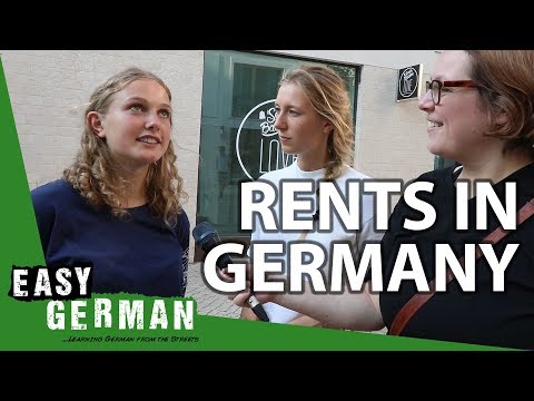 How much does it cost to rent a place in Germany? | Easy German 257