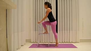 Sequência com a Cadeira (Variações do One Leg Circle e do Going Up Front)