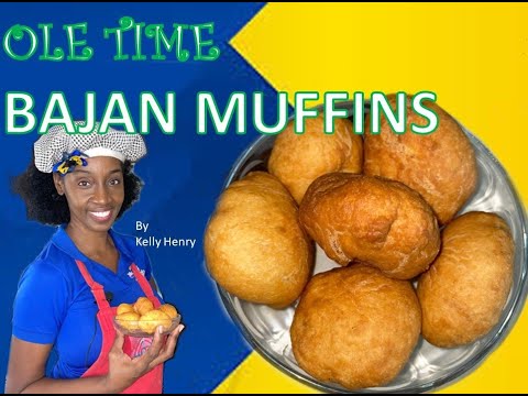 How to make BAJAN MUFFINS, old fashioned style by Kelly Henry #bajanrecipes #bajanfood #fry dumpling