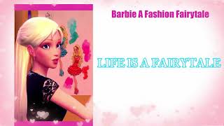 barbie fashion fairytale song get your sparkle on lyrics