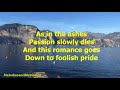 Foolish Pride by Travis Tritt - 1994 (with lyrics)