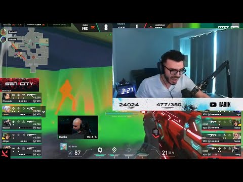 Tarik's RAGE at 100t's big mistake vs Fnatic | VCT LOCK//IN