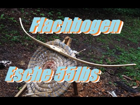 Bogenbau - Pyramidaler Flachbogen aus Esche