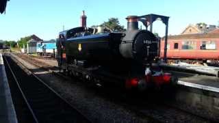 preview picture of video '9466 running round at Dereham 2 June 2013 (Mid-Norfolk Railway)'