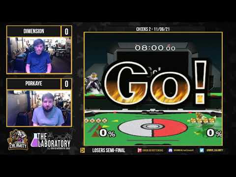 Cheeks 2 - SSBM Losers Semi-Final - Dimension vs Porkaye