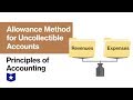 Allowance Method for Uncollectible Accounts | Principles of Accounting